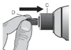 DEWALT DCF880 - Porta brocas de liberación rápida (Fig. 2, 5, 6) - 1