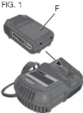 DEWALT DCF880 - Procédure de charge (Fig. 1) - 1