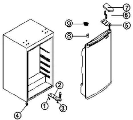 COMFEE HS120 - Inversion du sens d'ouverture de la porte - 1