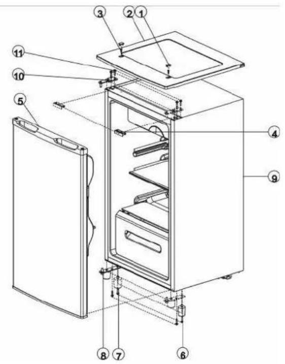 COMFEE HS120 - IX.REVERSING THE DOOR - 2