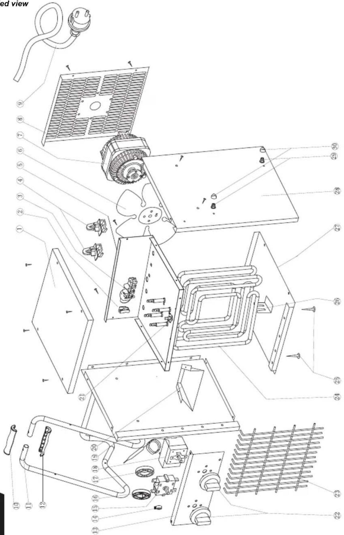 Ferm EHM1002 - EHM1002 - Electric heater - 1