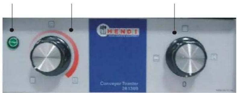 Hendi Converyor toaster 261309 - Panou de control - 1