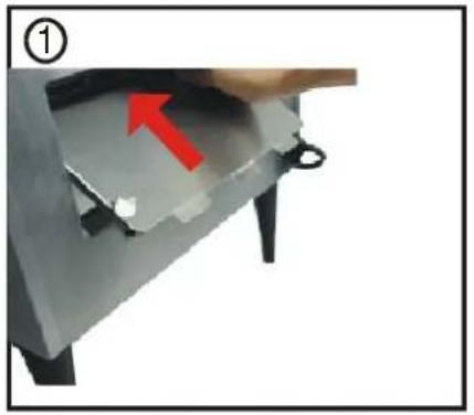 Hendi Converyor toaster 261309 - Installation des hinteren Auswurfes - 1