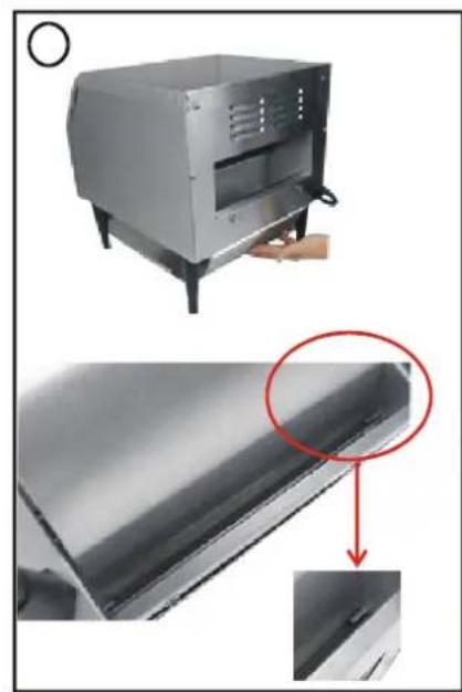 Hendi Converyor toaster 261309 - Installatie - 2