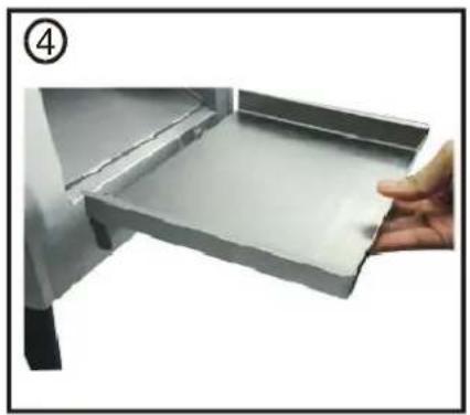 Hendi Converyor toaster 261309 - Instalare tava inferioarä - 4
