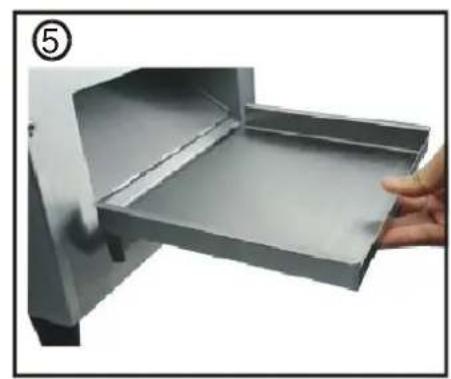 Hendi Converyor toaster 261309 - Installation back tray - 5