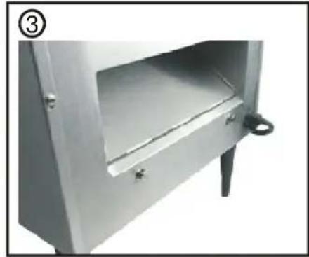 Hendi Converyor toaster 261309 - Installation plateau arrête - 3