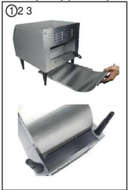 Hendi Converyor toaster 261309 - Instalacja tacy przydniej - 1