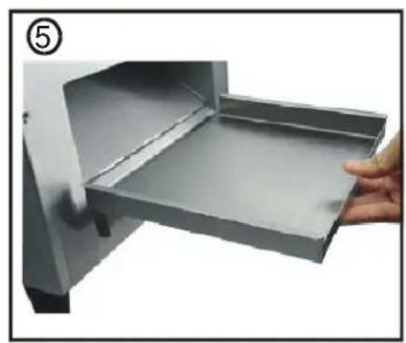 Hendi Converyor toaster 261309 - Instalare tava inferioarä - 5