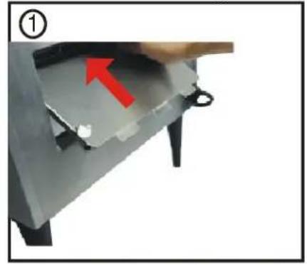 Hendi Converyor toaster 261309 - Installation back tray - 1