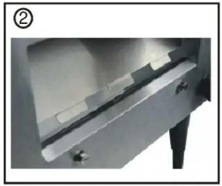 Hendi Converyor toaster 261309 - Installation des hinteren Auswurfes - 2