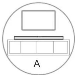 SHARP HTSB110 - Platzierung und Befestigung - 1