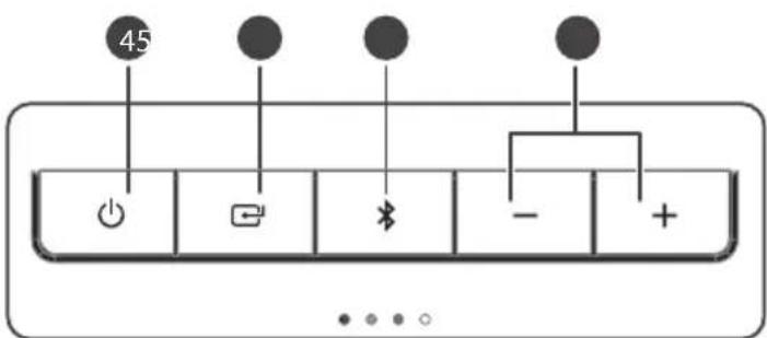 SHARP HTSB110 - +/- touches - 1