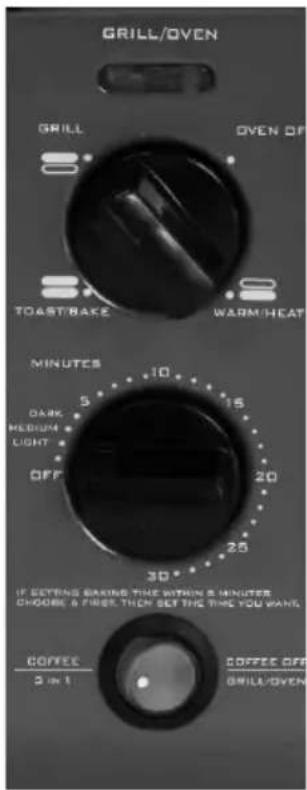 Nostalgia BSET300RETRORED - INTERRUPTOR SELECTOR: - 1