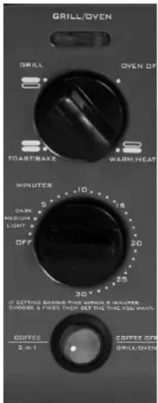 Nostalgia BSET300RETRORED - SELECTOR SWITCH: - 1