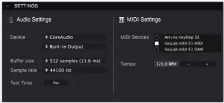 Arturia Keylab 49 MkII - Se connecter à Analog Lab - 1