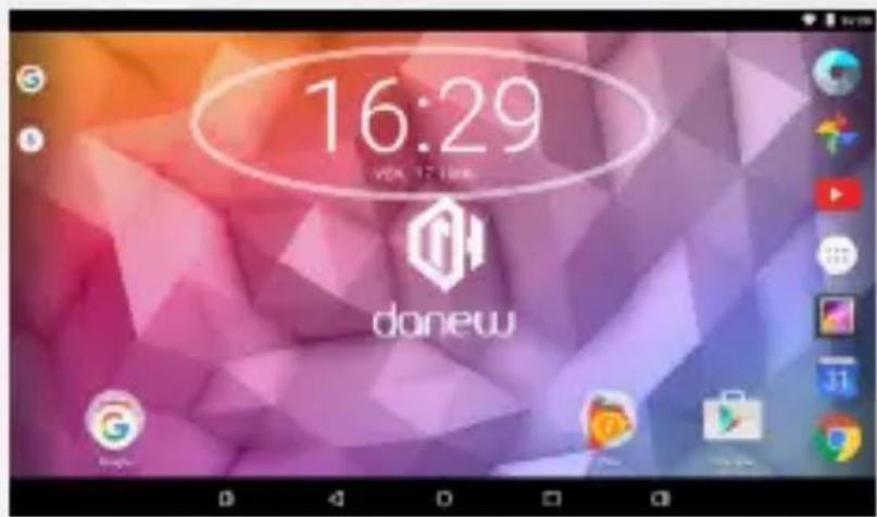 DANEW Dslide 1016 - Utilisation de l'écran d'accueil - 1