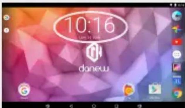 DANEW Dslide 1016 - Utilisation de l'écran d'accueil - 4