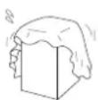 PANASONIC NAF70B2 - Do not use a cover made of vinyl chloride. (It could damage the plastic or paint.) - 1