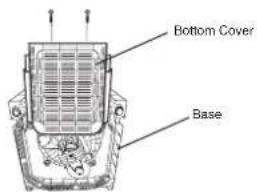 PANASONIC NAF70B2 - How to install Bottom Cover to the Base - 3