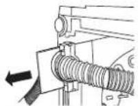 PANASONIC NAF70B2 - To change the drain hose to opposite. - 2
