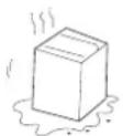 PANASONIC NAF70B2 - Keep condensation from getting on the floor. - 1