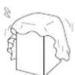 PANASONIC NAF65B2 - Do not use a cover made of vinyl chloride. (It could damage the plastic or paint.) - 1