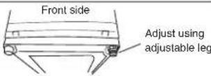 PANASONIC NAF65B2 - Adjust height - 4