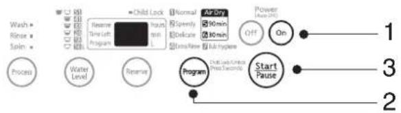 PANASONIC NAF65B2 - Air Dry 90 min Course / Air Dry 30 min Course - 1