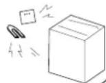 PANASONIC NAF65B2 - Do not hold magnets or cards with magnetic strips near the washing machine. - 1