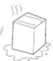 PANASONIC NAF65B2 - Keep condensation from getting on the floor. - 1