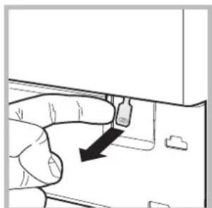 INDESIT XWE 81683X - Opening the porthole door manually - 3