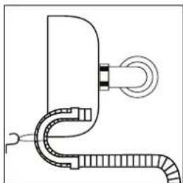 HAIER HW80BD14756 - Tuyau de vidange raccordé à un évier - 1