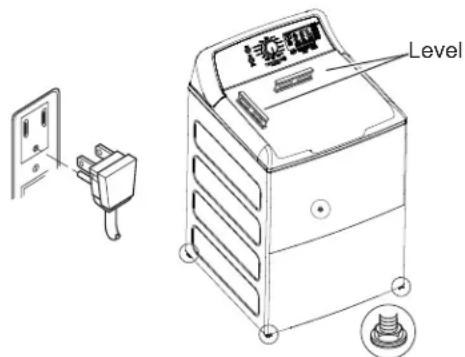 GE GTW685BPLDG - CONNECT POWER AND INSTALL - 1