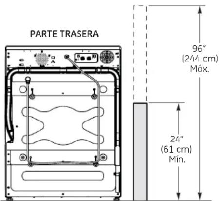 GE GFW490RPKRR - REQUISITOS DE DESAGÜE - 1