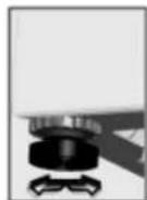 Thor TL2 500 - EINSTELLLEN DER GERATEFUSSE - 2