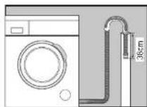 SABA LFS912GZ17EW - Drain hose connection - 4