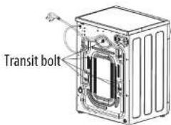 SABA LFS912GZ17EW - Removing transit bolts - 1