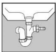 SABA LFS912GZ17EW - Drain hose connection - 1