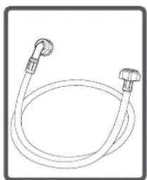 HIGH ONE WM 805 A++ WVET - Branchement du tuyau d'arrivée d'eau - 1