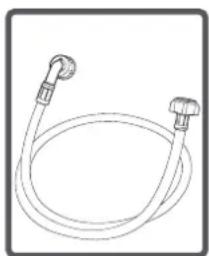 HIGH ONE WM 805 A++ WVET - Conexión de la manguera de entrada de agua - 1