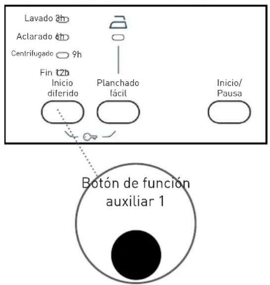 HIGH ONE WM 805 A++ WVET - Función auxiliar para temporizador - 1