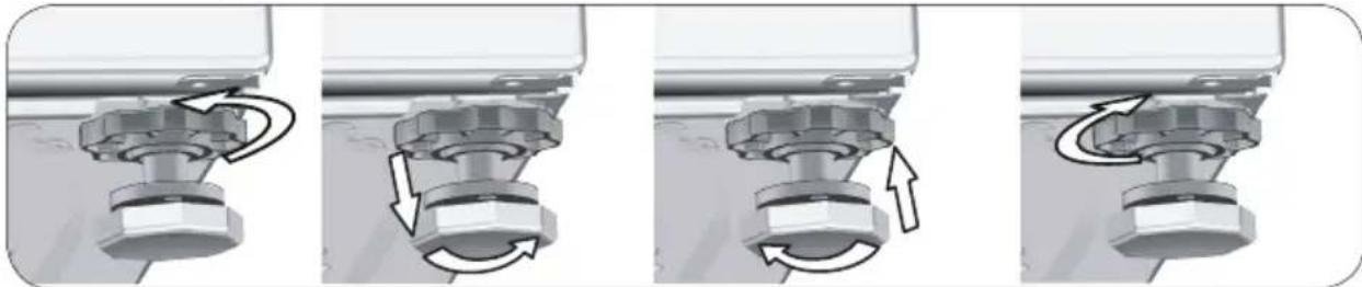 BEKO WTV 8812 BW - Poten afstellen - 2