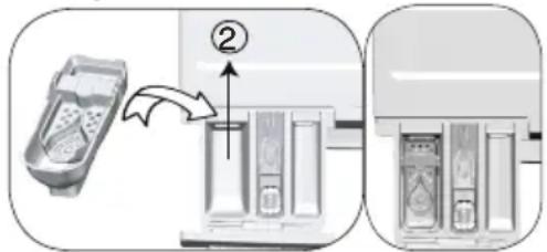 BEKO WTV 8812 BW - Si le produit contient un réservoir pour lessive liquide: - 1