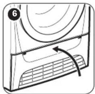 ZANUSSI ZDH8373BW - Nettoyage du condenseur - 6