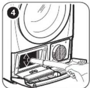 ZANUSSI ZDH8373BW - Nettoyage du condenseur - 4