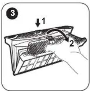 ZANUSSI ZDH8373BW - REINIGEN DES SIEBS - 3