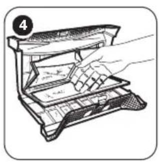 ZANUSSI ZDH8373BW - HET FILTER SCHOONMAKEN - 4