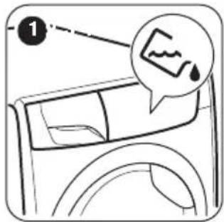 ZANUSSI ZDH8373BW - Vidange du BAC d'eau de condensation - 1