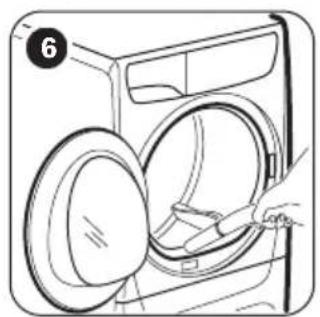 ZANUSSI ZDH8373BW - HET FILTER SCHOONMAKEN - 6